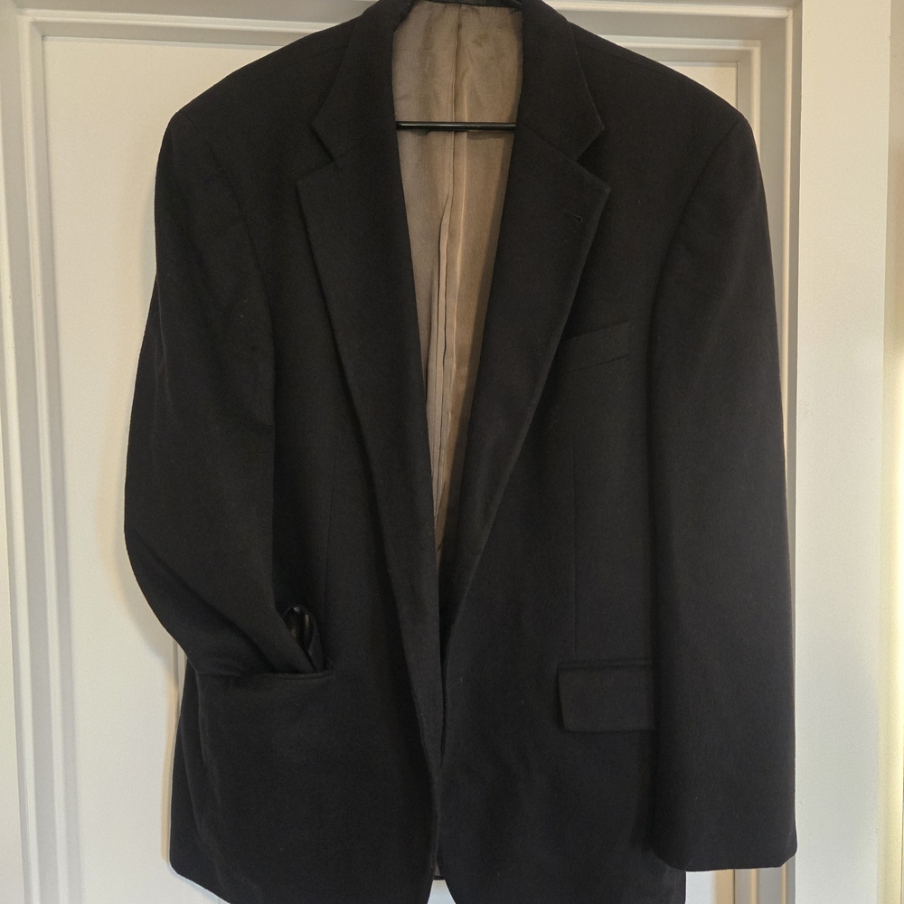 Oscar De La Renta Black Men's Sport Coat